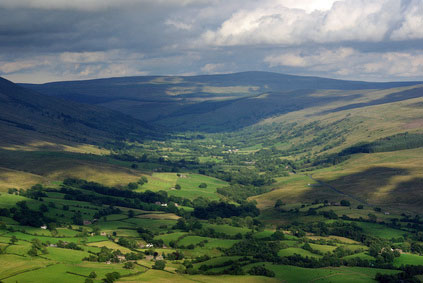 Garsdale valley from Howgill